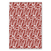 Rode en oranje abstracte vormen mengen en overlapp kaart (Voorkant)