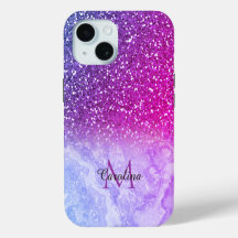 Rode en Oranje glitter, goudmarmer, gepersonalisee