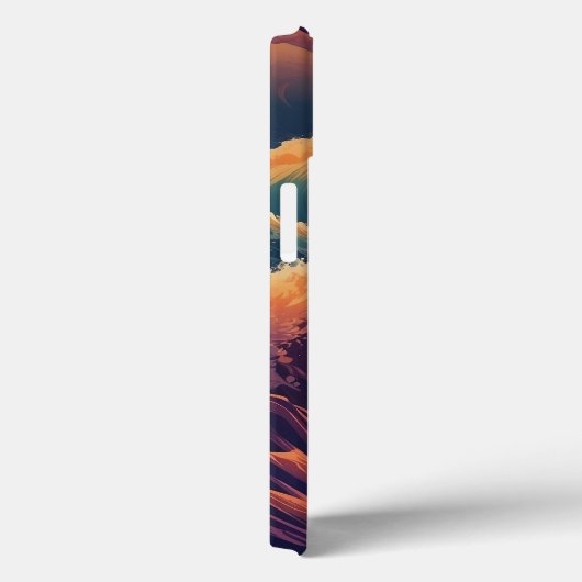 rode en oranje golflengten Case-Mate iPhone case (Achterkant / Rechts)