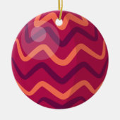 Rode en Oranje kerstcadeautjes | ORNAMENT (Voorkant)