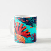Rode en Oranje koraalriffen Koffiemok (Voorkant links)
