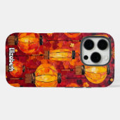 Rode en Oranje lantaarns Case-Mate iPhone Case (Achterkant (horizontaal))