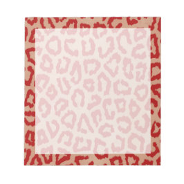 Rode en Oranje luipaard Notitieblok