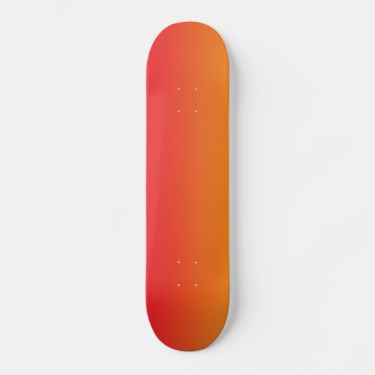 Rode en Oranje ombre Skateboard (Voorkant)