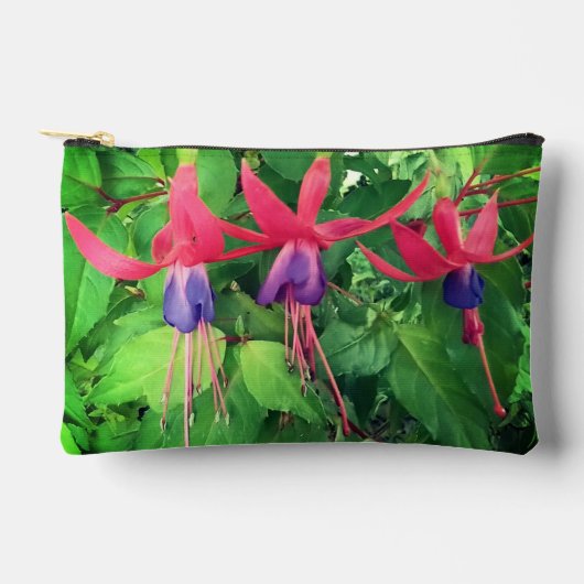 Rode en paarse bloemen etui (Voorkant)