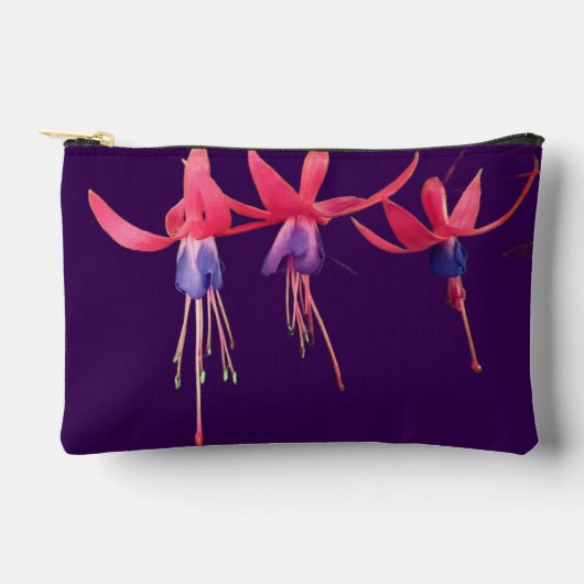Rode en paarse bloemen etui (Voorkant)