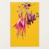 Rode en paarse bloemen planner (Voorkant)