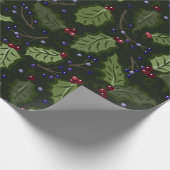 Rode en Paarse kerst Cadeaupapier (Hoek)