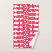Rode en roze Bowties Bad Handdoek (Handdoek)