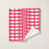 Rode en roze Bowties Bad Handdoek (Wasdoekje)