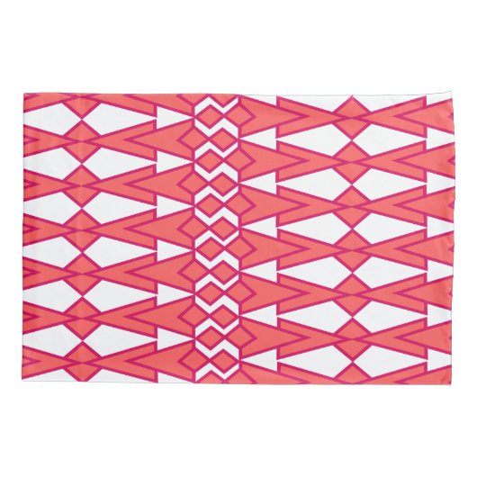 Rode en roze Bowties Kussensloop (Achterkant)