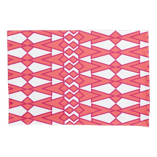 Rode en roze Bowties Kussensloop (Voorkant)