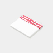 Rode en roze Bowties Post-it® Notes (Schuin)