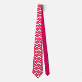 Rode en roze Bowties Stropdas (Voorkant)