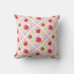 Rode en Roze Cherry Mix Sierkussen