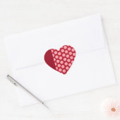 Rode en Roze hart Valentijnsdag Sticker (Envelop)