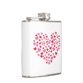 Rode en roze harten heupfles (Rechts)