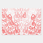 Rode en roze harten inpakpapier vel (Voorkant 2)