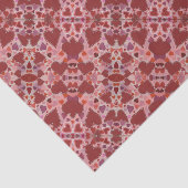 rode en roze harten tissuepapier (Detail)