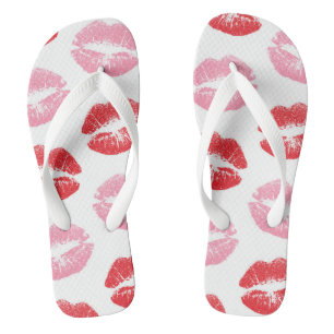 Rode en Roze Lippen, Lippenpatroon, Lippenstift, K Teenslippers