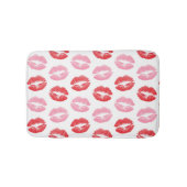 Rode en roze lippen, patroon van lippen, lippensti badmat (Voorkant)