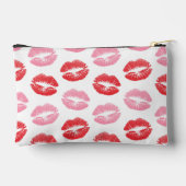 Rode en roze lippen, patroon van lippen, lippensti etui (Achterkant)