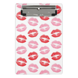 Rode en Roze Lippen, Patroon Van Lippen, Lippensti Mini Klembord
