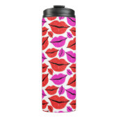 Rode en Roze Lippen Valentijnsdag Thermosbeker (Voorkant)