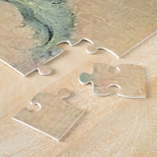 Rode en roze papaver legpuzzel (Zijkant)