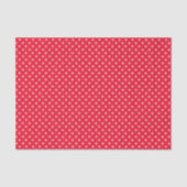 Rode en Roze Polka Dots Tissuepapier (Voorkant)