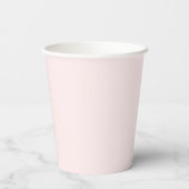 Rode en Roze Rozen Bruiloft Papieren Bekers (Achterkant)