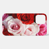 Rode en Roze Rozen iPhone 12 Hoesje (Achterkant (horizontaal))