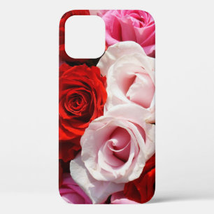 Rode en Roze Rozen iPhone 12 Hoesje