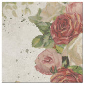  rode en roze rozen stof (Close Up)