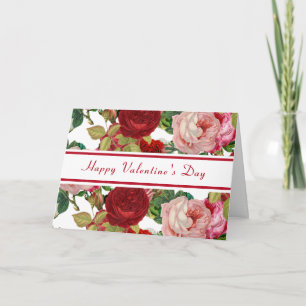  rode en roze rozen / Valentijnsdag Kaart