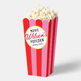 Rode en Roze Special Event Film Night Popcorn Bedankdoosjes