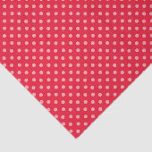 Rode en Roze Stippen Tissuepapier (Detail)