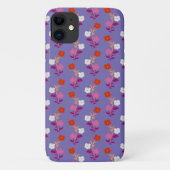 Rode en Roze Subtiele Lesbische Vlag Bloemen Case-Mate iPhone Case (Achterkant)