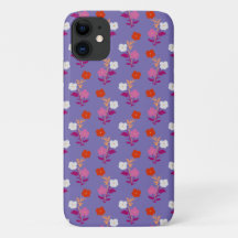 Rode en Roze Subtiele Lesbische Vlag Bloemen