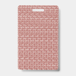 Rode en roze textielen gelegd over een vloerkleed badge