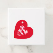 Rode en Roze Valentijns Bruiloft Bedankt Bedankjes Labels (In situ)