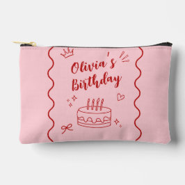 Rode en roze verjaardag etui