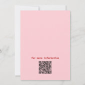 Rode en roze verjaardag kaart (Achterkant)