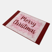 Rode en roze vorst deurmat (Schuin)