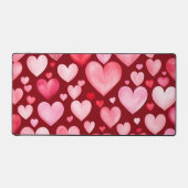 RODE EN ROZE WATERVERF HOUDEN VAN HARTEN BUREAUMAT (Voorkant)