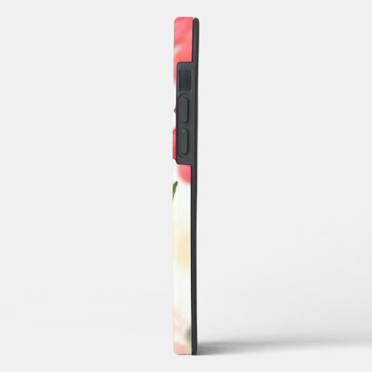 Rode en roze zachte Waterverf Rozen Case-Mate iPhone Case (Achterkant / Links)