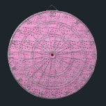 rode en roze zeef, dot zwart dartboard dartbord<br><div class="desc">rode en roze zeef met zwarte stippen Dartboard van metaal Eenvoudige Gift Ideeën om uw geliefde glimlach te maken:)</div>
