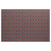 "Rode en turkooisbloem" bloem Stof (Yard (91,4 cm))