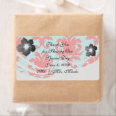 rode en waterige formele demask etiket (Insitu)