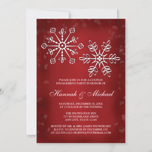 RODE- EN WITSERSE NOWFLAKKOPPELS KAART (Voorkant)